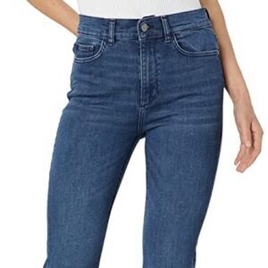 DL1961 Bridget Boot High-Rise Instasculpt Crop in Eco Dark Raw Ultimate